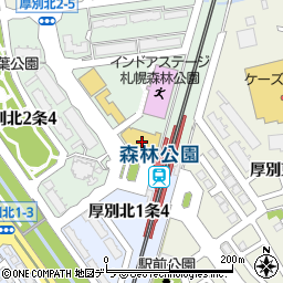 北洋銀行札幌フードセンター森林公園店 ＡＴＭ周辺の地図