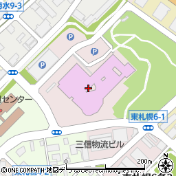 札幌コンベンションセンター周辺の地図