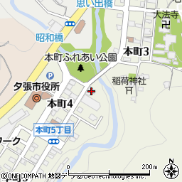 北海道夕張市本町4丁目49周辺の地図