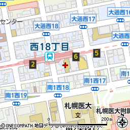 札幌科学技術専門学校周辺の地図