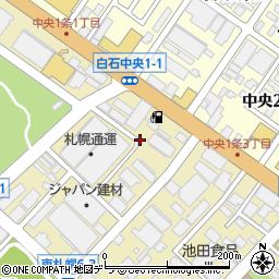 札幌通運株式会社　倉庫支店西営業課白石営業係周辺の地図