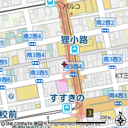 札幌牛亭 南3条店周辺の地図