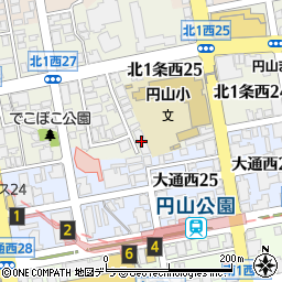 東急ドエル・アルス円山公園周辺の地図