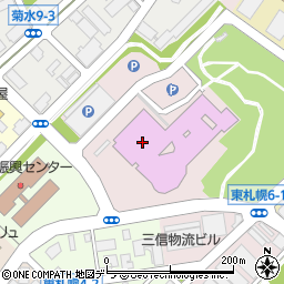 札幌コンベンションセンター周辺の地図