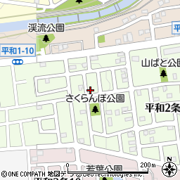 北海道札幌市西区平和２条9丁目10-8周辺の地図