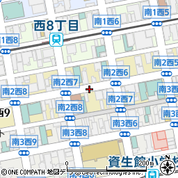 アフラック募集代理店　北海道ファミリー株式会社周辺の地図