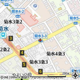 菊水３‐３周辺の地図