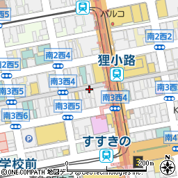 アーバン札幌ビル中央管理室周辺の地図