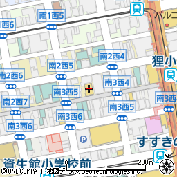 給湯器の修理サービス２４　札幌南二条西店周辺の地図