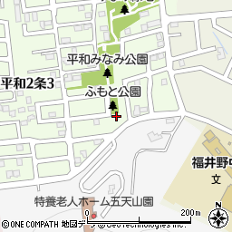 北海道札幌市西区平和２条2丁目9-28周辺の地図