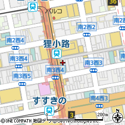 カラオケ本舗 まねきねこ 狸小路3丁目店周辺の地図