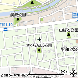 北海道札幌市西区平和２条9丁目10-3周辺の地図