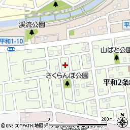 北海道札幌市西区平和２条9丁目10周辺の地図