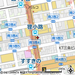 ドトールコーヒーショップ札幌狸小路店周辺の地図