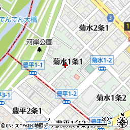 〒003-0801 北海道札幌市白石区菊水一条の地図