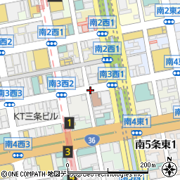 〒060-0063 北海道札幌市中央区南三条西４丁目の地図