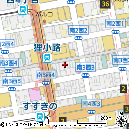 マツモトキヨシ札幌狸小路Ｐａｒｔ２店周辺の地図