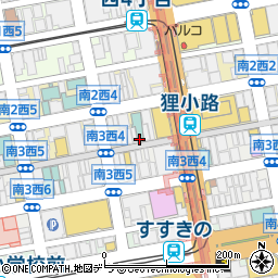 ヘアカラープラザ　札幌店周辺の地図