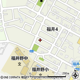 北海道札幌市西区福井4丁目9-17周辺の地図