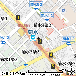 北洋銀行菊水支店周辺の地図