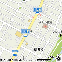 札幌福井郵便局 ＡＴＭ周辺の地図