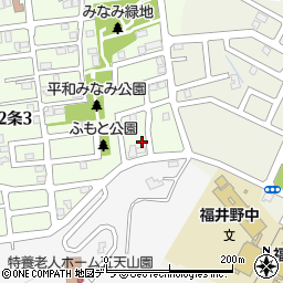 北海道札幌市西区平和２条2丁目11-19周辺の地図