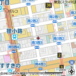 リアル　モンキー札幌周辺の地図
