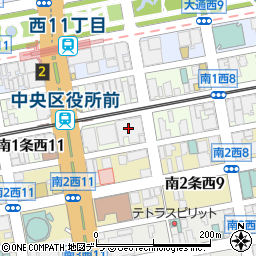 北海道銀行南１条支店周辺の地図