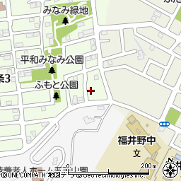 北海道札幌市西区平和２条2丁目11-14周辺の地図