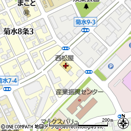 西松屋札幌白石店周辺の地図