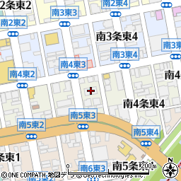 アルファタワー札幌南４条周辺の地図