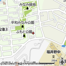 北海道札幌市西区平和２条2丁目11-18周辺の地図