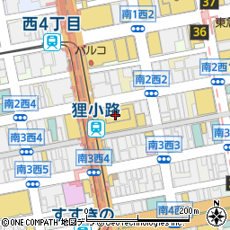 中華バル　唐韻　モユクサッポロ店周辺の地図