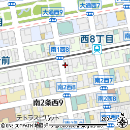 福助株式会社　札幌支店周辺の地図