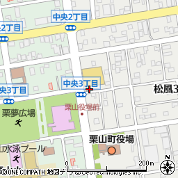 １００円ショップキャンドゥラッキー栗山店周辺の地図