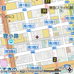 北海道札幌市中央区南２条西2丁目7周辺の地図
