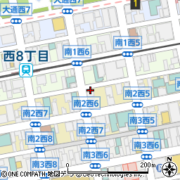北海道札幌市中央区南２条西6丁目17周辺の地図