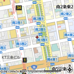 札幌三ツ星周辺の地図