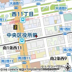 ニッポンレンタカー札幌大通営業所周辺の地図