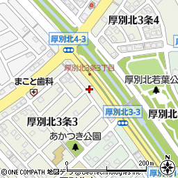 札幌市立幼稚園あつべつきた幼稚園周辺の地図