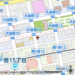 ローソン札幌大通西店周辺の地図