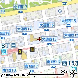北海道オフィス・マシン株式会社　営業部周辺の地図