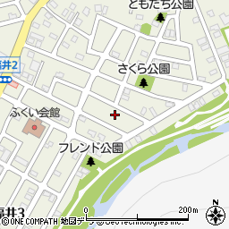 北海道札幌市西区福井1丁目15周辺の地図