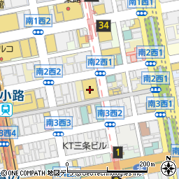 マクドナルド札幌南二条店周辺の地図