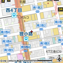 北海道札幌市中央区南２条西3丁目周辺の地図