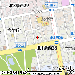 北海道札幌市中央区北１条西28丁目5周辺の地図