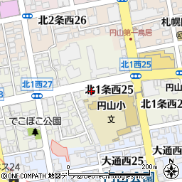 中華飯店 円山秀円周辺の地図