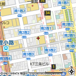 焼鳥 富士山 狸小路店周辺の地図