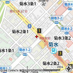 株式会社常口アトム　菊水駅前店周辺の地図
