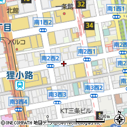 道銀カード株式会社　カード部門周辺の地図